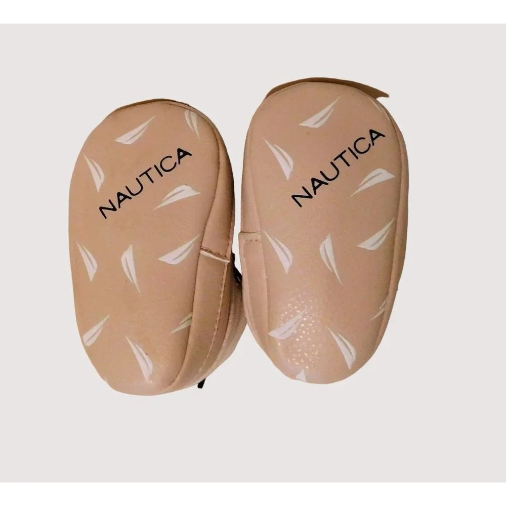 Nautica Toddler Bootie Size 1 Pink Warmline Top Faux Fur Lace Up Soft Soles